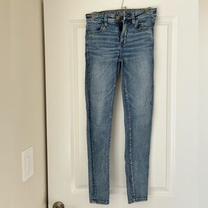 American Eagle Outfitters Light Blue Skinny Jeans